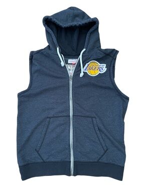Mitchell & Ness From Downtown Sleeveless Hoodie Lakers